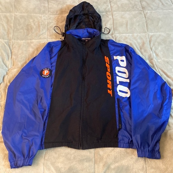 Rare Vintage Polo Sport Windbreaker With Packable Hood - Picture 1 of 5